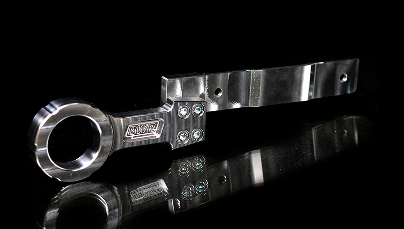 Blackworks Racing Mitsubishi EVO X 08-15 Billet Rear Tow Hook - Polished