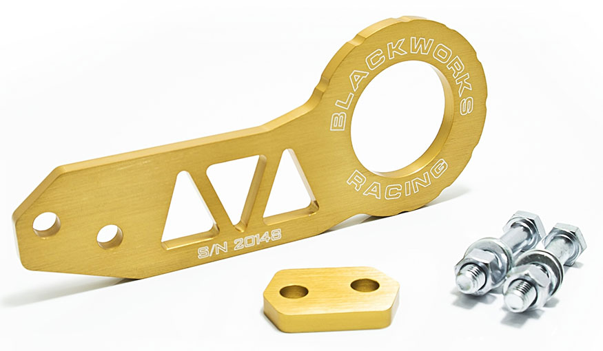 Blackworks Racing Rear Tow Hook - Gold