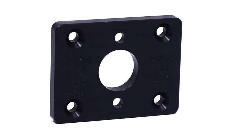 Blackworks Racing Brake Booster Delete Plate - Black