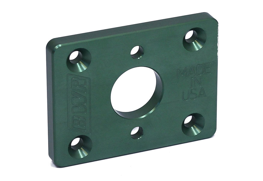 Blackworks Racing Brake Booster Delete Plate - Green