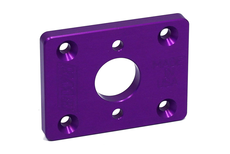 Blackworks Racing Brake Booster Delete Plate - Purple