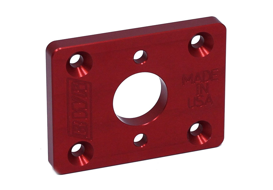 Blackworks Racing Brake Booster Delete Plate - Red