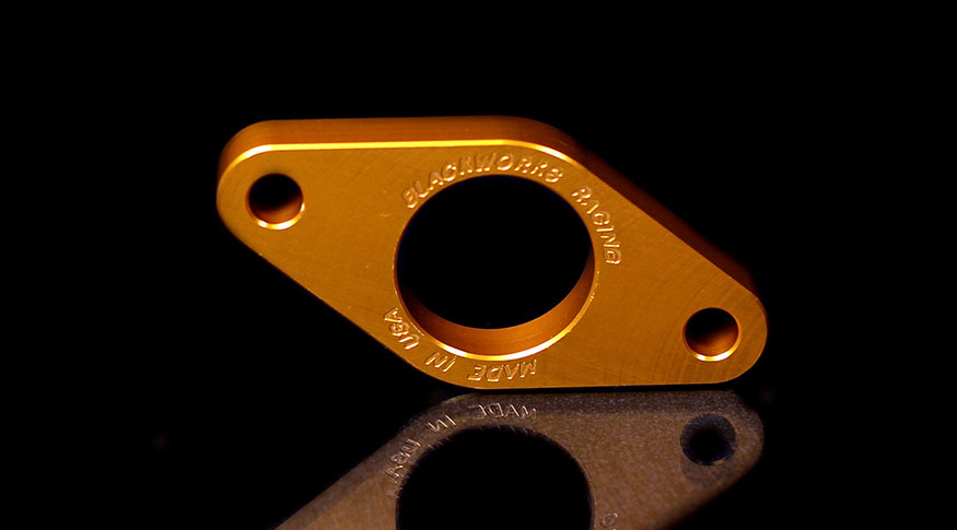 Blackworks Racing Clutch Master Cylinder Adapter Spacer : S2000 use with EG/EK/DC - Orange