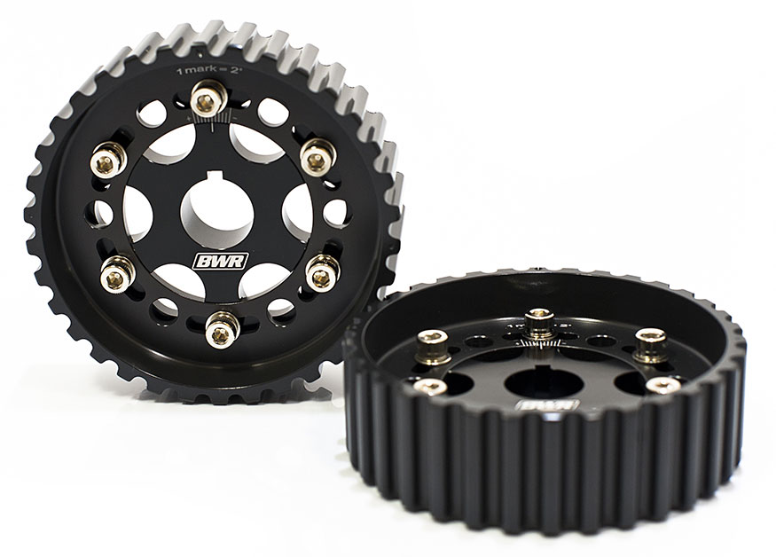 Blackworks Racing Adjustable Cam Gears B-Series - Black