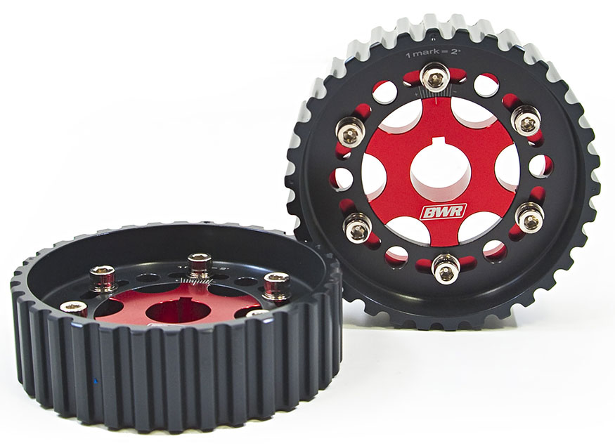 Blackworks Racing Adjustable Cam Gears B-Series - Red
