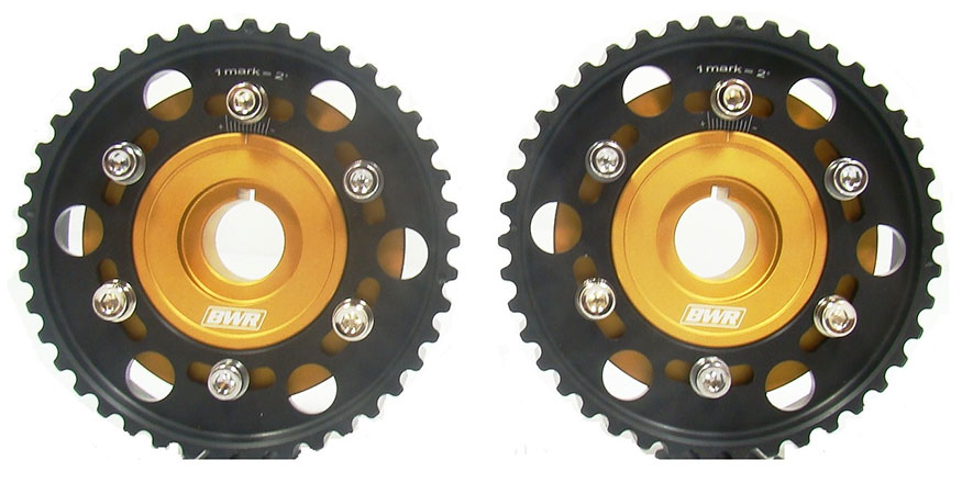 Blackworks Racing Adjustable Cam Gears H-Series - Gold