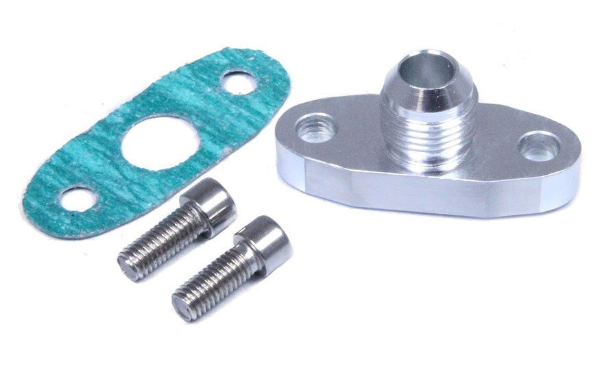 Blackworks Racing Turbo Oil Drain Flange (-10 AN)