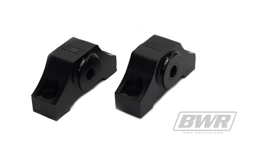 Blackworks Racing Engine Torque Mounts Civic 92-00 / Integra 94-01 SOLID Series Black