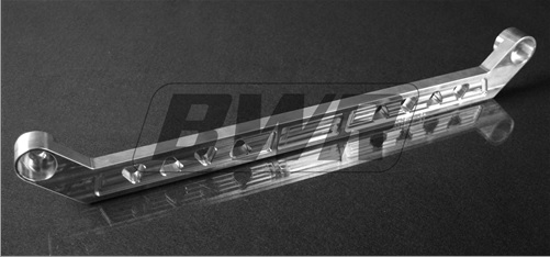 Blackworks Racing Billet Rear Tie Bar: Civic 92-95/Integra 94-01 Silver