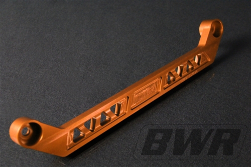 Blackworks Racing Billet Rear Tie Bar: RSX/Civic 01-05/Civic SI 02-05 Orange