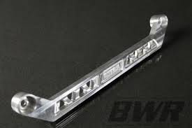 Blackworks Racing Billet Rear Tie Bar: RSX/Civic 01-05/Civic SI 02-05 Silver