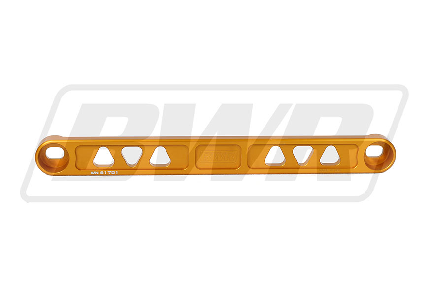 Blackworks Racing Billet Rear Tie Bar: Civic 06-2011 Orange