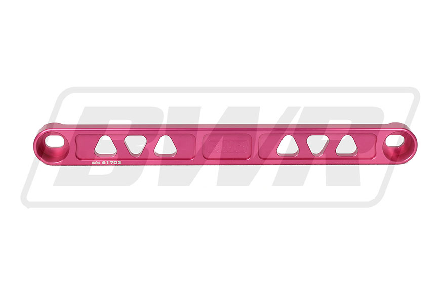 Blackworks Racing Billet Rear Tie Bar: Civic 06-2011 Pink