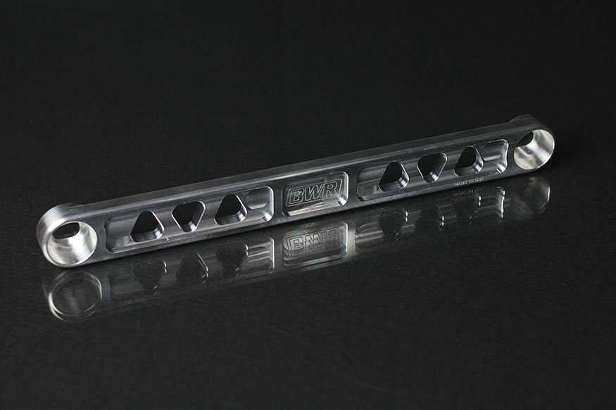 Blackworks Racing Billet Rear Tie Bar: Civic 06-2011 Silver