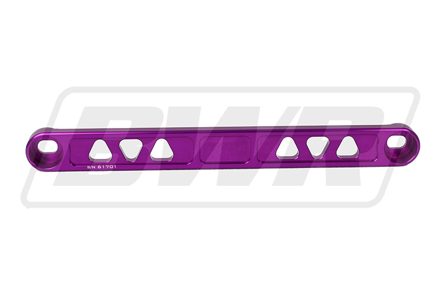 Blackworks Racing Billet Rear Tie Bar: Civic 06-2011 Purple