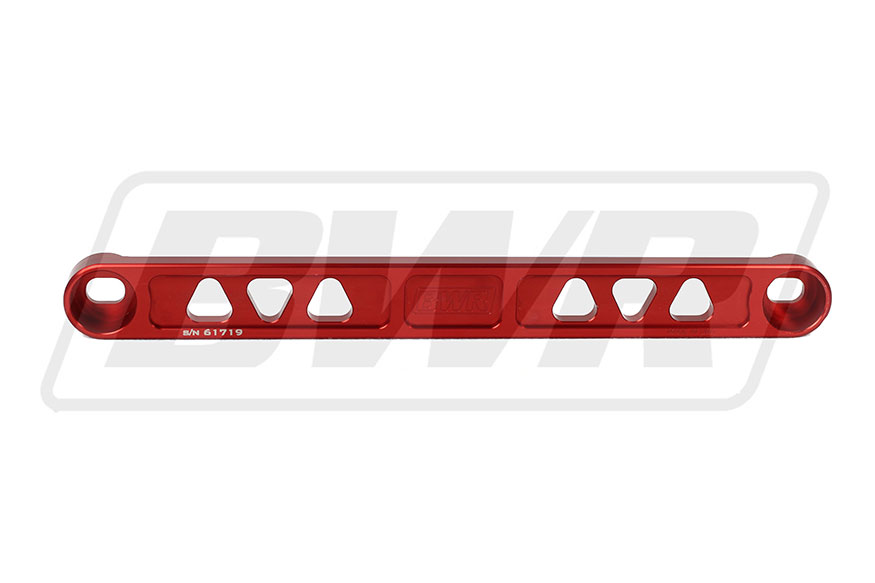 Blackworks Racing Billet Rear Tie Bar: Civic 06-2011 Red