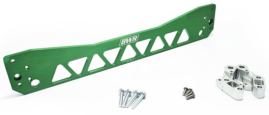 Blackworks Racing Subframe Brace: Civic 96-00 (Green)