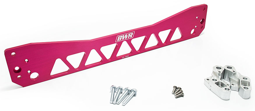 Blackworks Racing Subframe Brace: Civic 96-00 (Pink)