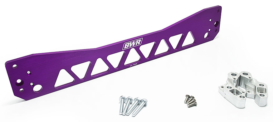 Blackworks Racing Subframe Brace: Civic 96-00 (Purple)