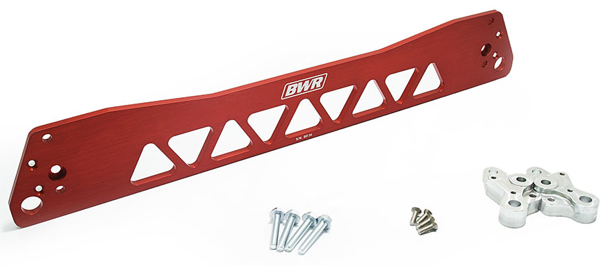 Blackworks Racing Subframe Brace: Civic 96-00 (Red)