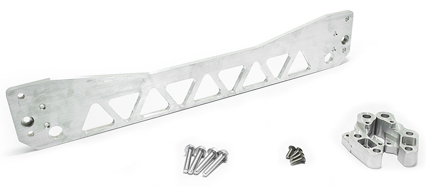 Blackworks Racing Subframe Brace: Civic 96-00 (Silver)