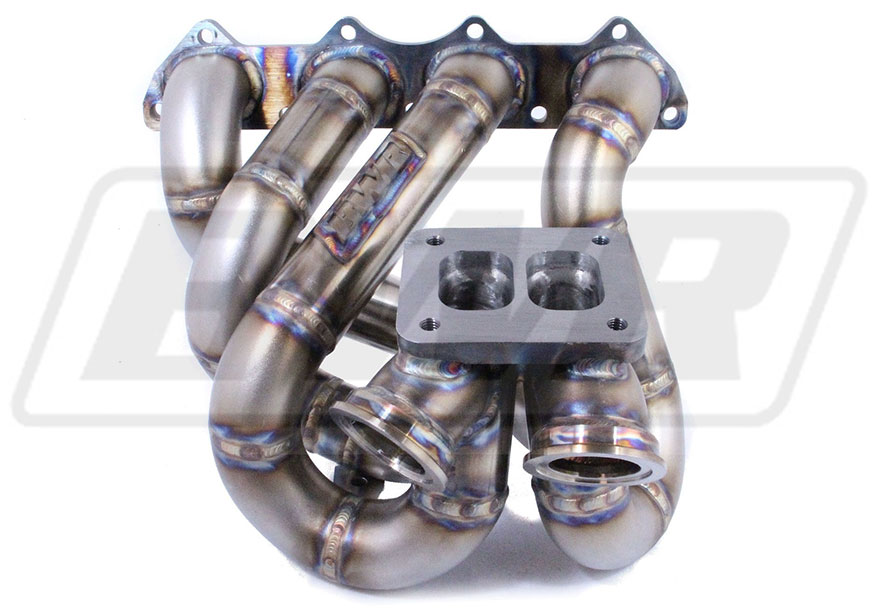Blackworks Racing Turbo Manifold Honda/Acura B Series Divided T4 44mm Top Mount