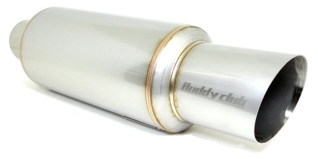 Buddy Club Universal Muffler 2.50"-Silver