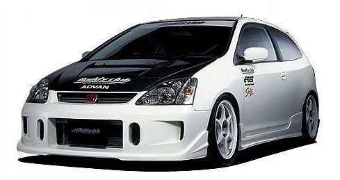 Buddy Club Front Bumper Civic EP3 02-05 3D Si
