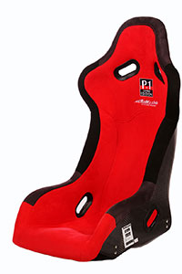 Buddy Club P1 Limited Carbon Bucket Seat (Wide) Red