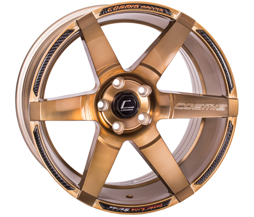 Cosmis Racing S1 Wheel Rim 18x10.5 5x114.3 ET5 Hyper Bronze