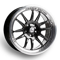 Cosmis Racing XT206R Wheel Rim 17x8 5X114.3 ET30 Black w/ Machined Lip 