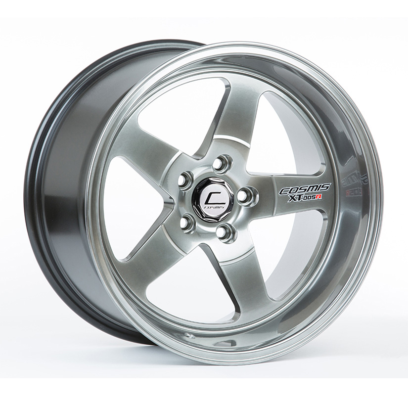 Cosmis Racing XT005R Wheel Rim 18x9 5x100 ET25 Hyper Black 