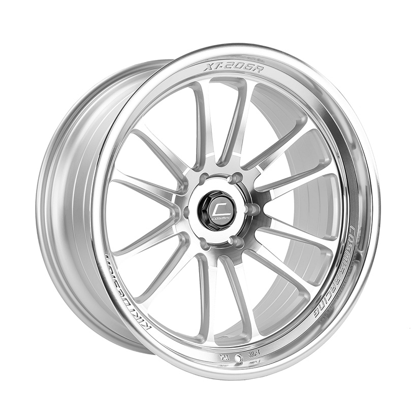 Cosmis Racing XT206R Wheel Rim 22x10 6X139.7 ET0 Silver w/ Machined Face + Lip