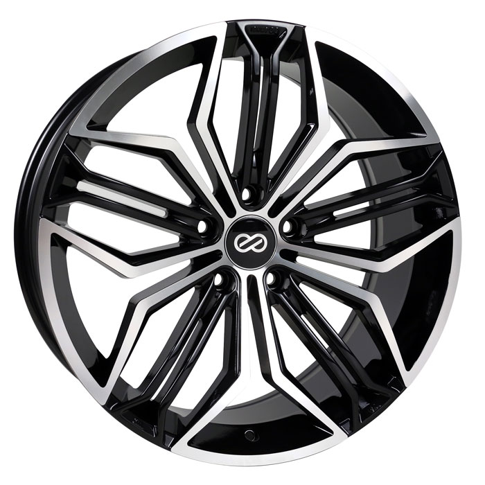 Enkei CUV Wheel Rim 20x8.5 5x120  ET40 72.6 Black Machined