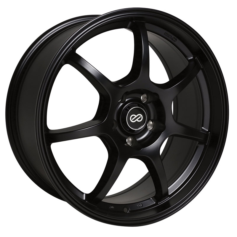 Enkei GT7 Wheel Rim 17x7.5 4x100  ET42 72.6 Matte Black