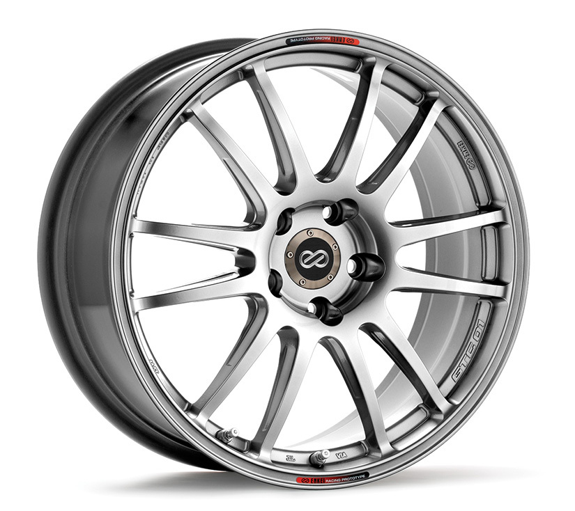 Enkei GTC01 Wheel Rim 17x7 4x108  ET35 75 Hyper Black