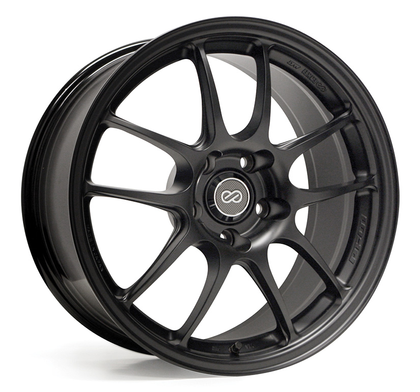 Enkei PF01 Wheel Rim 17x7 4x100  ET38 75 Matte Black