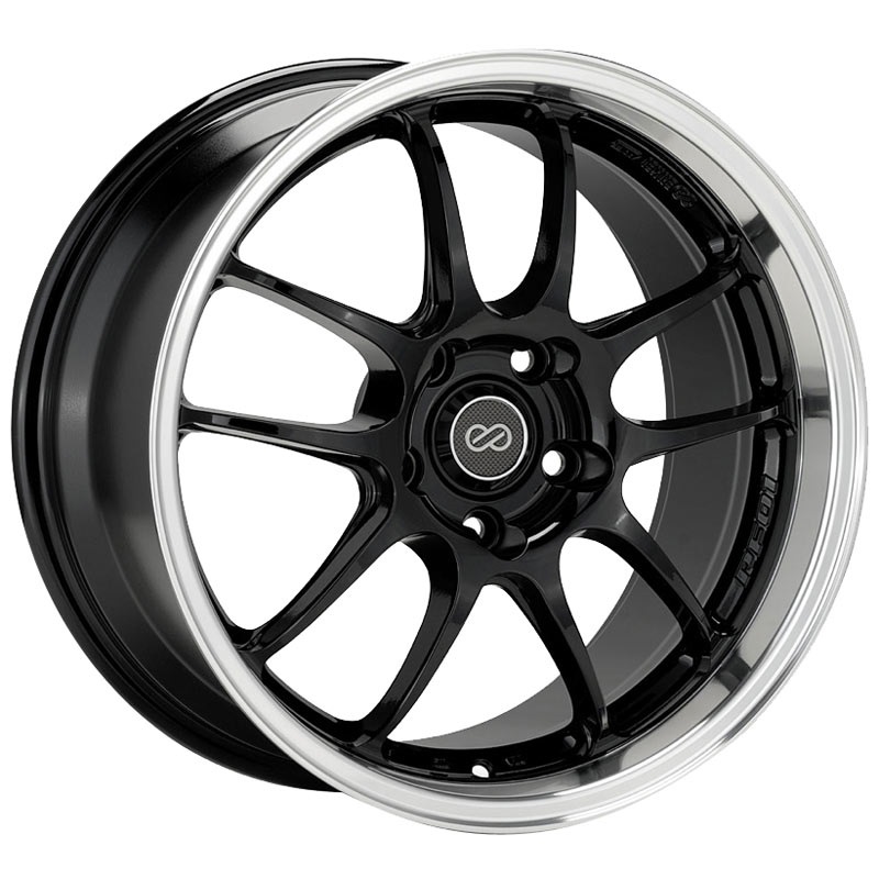 Enkei PF01 Wheel Rim 17x9 5x114.3  ET60 75 Black Machined