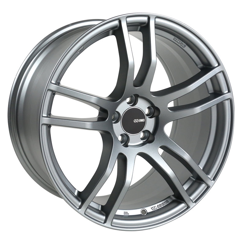 Enkei TX5 Wheel Rim 18x8 5x100  ET45 72.6 Platinum Gray