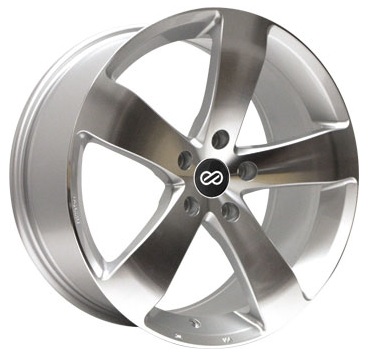 Enkei GP5 Wheel Rim 17x8 5x114.3  ET38 72.6 Silver Machined