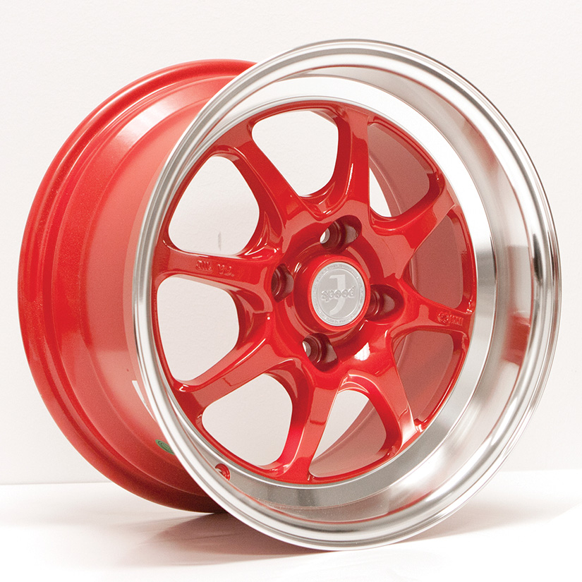 Enkei J-SPEED Wheel Rim 15x7 4x100  ET38 72.6 Red