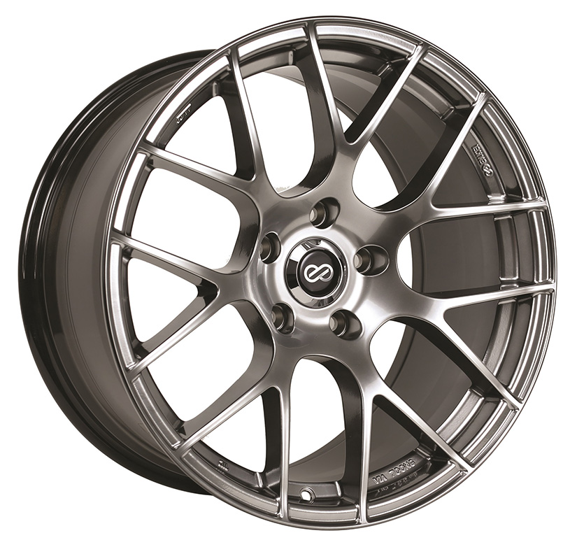 Enkei RAIJIN Wheel Rim 18x8 5x114.3  ET40 72.6 Hyper Silver