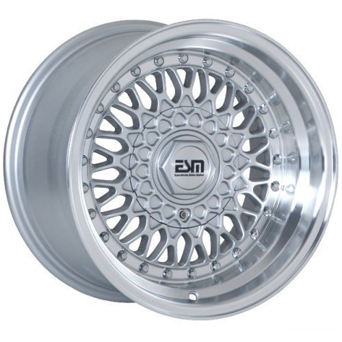 ESM 002R Wheel Rim 17x10 5x100/114.3 ET15 73.1 Silver/ Machined Lip
