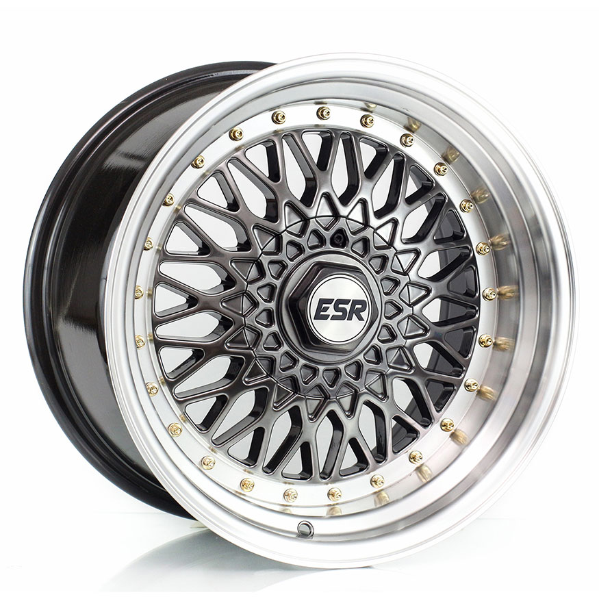 ESR SR03 Wheel Rim 18x9.5 5X120 ET35 73.1 HYPER BLACK/MACHINE LIP 