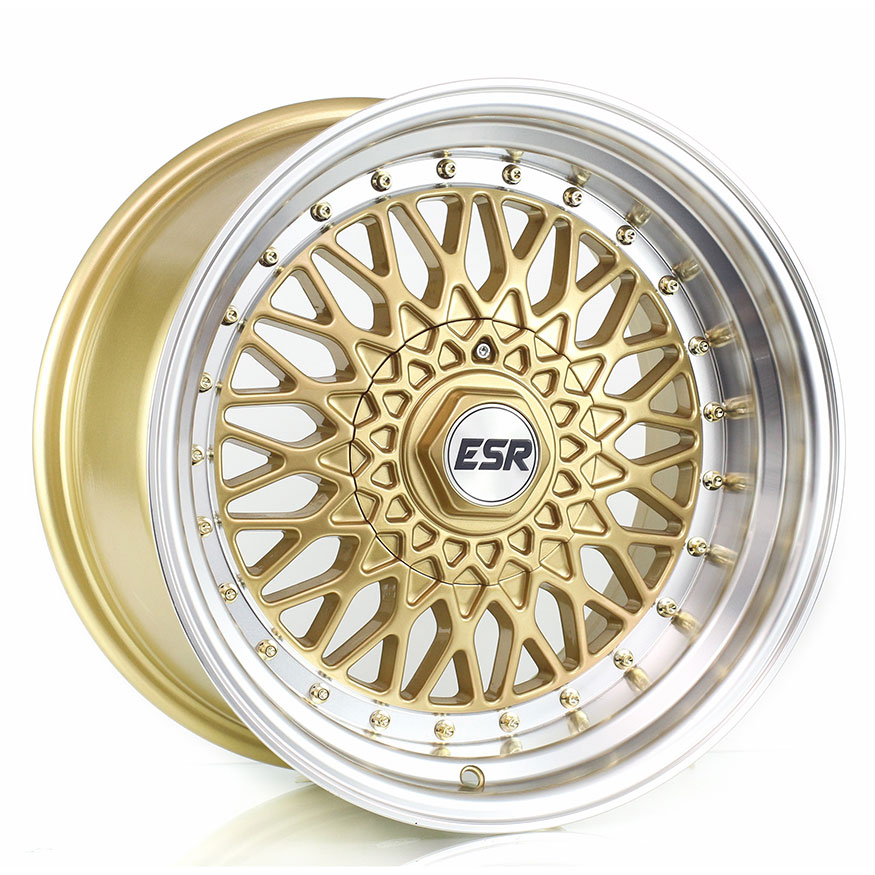 ESR SR03 Wheel Rim 16x9 4X100 ET15 73.1 GOLD/MACHINE LIP  