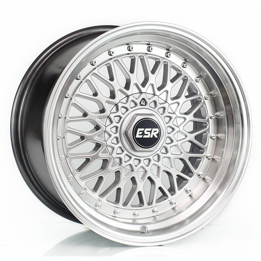 ESR SR03 Wheel Rim 18x9.5 5X112 ET35 73.1 HYPER SILVER/MACHINE LIP 