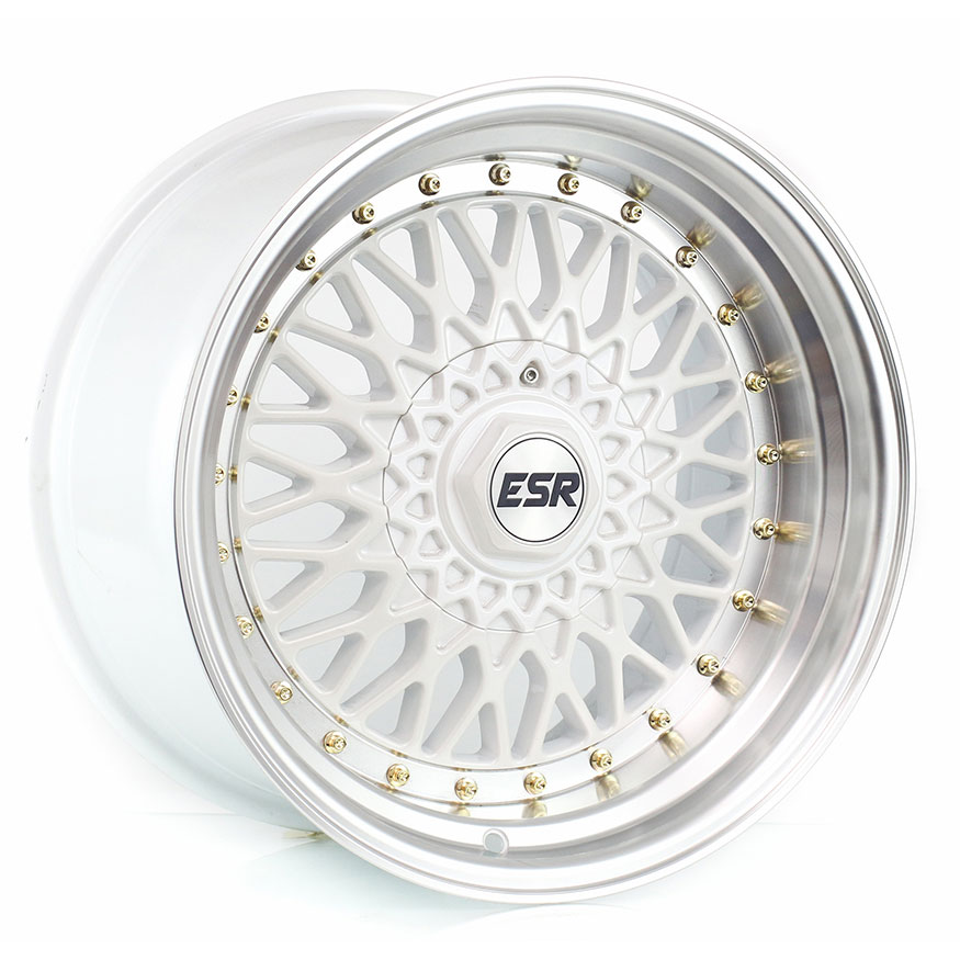 ESR SR03 Wheel Rim 16x9 4X100 ET15 73.1 WHITE/MACHINE LIP  