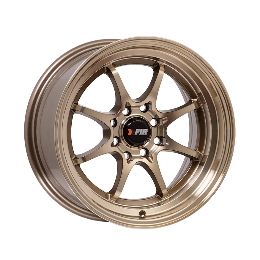 F1R F03 Wheel Rim 15x8 4x100 ET25  Machined Bronze