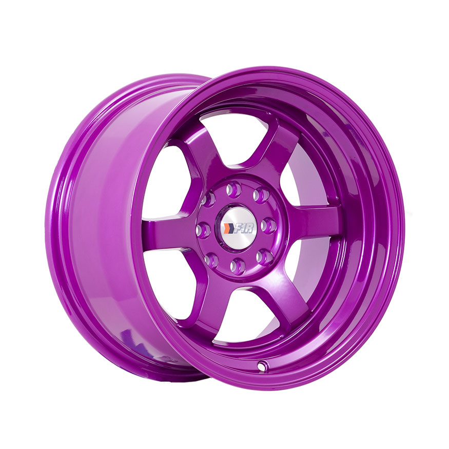 F1R F05 Wheel Rim 15x8 4x100 ET0  Purple