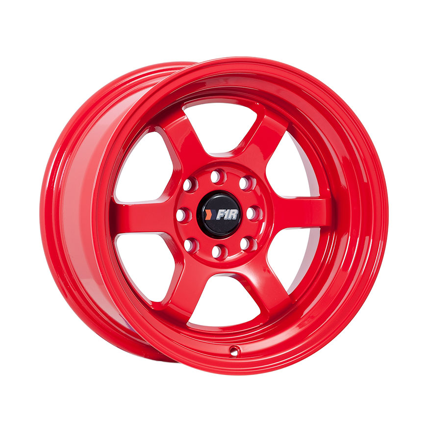 F1R F05 Wheel Rim 15x8 4x100 ET0  Red